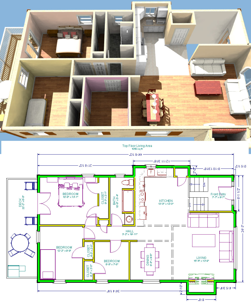 Raised Ranch House Plans