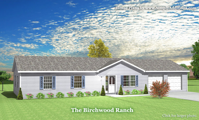 Birchwood Ranch House plans