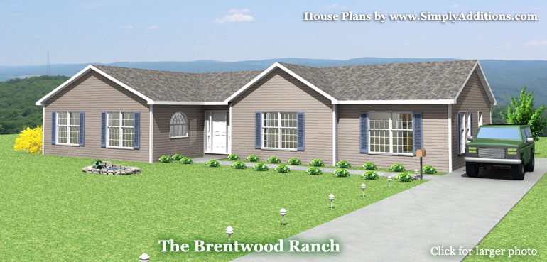 Brentwood Ranch House Plans