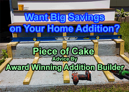 how to save building home additions