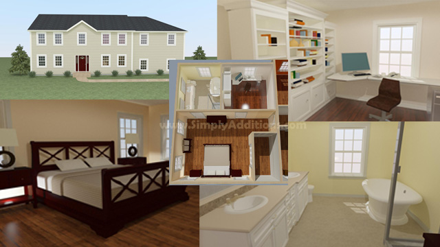 Deluxe Master Suite Addition Over Garage Overview