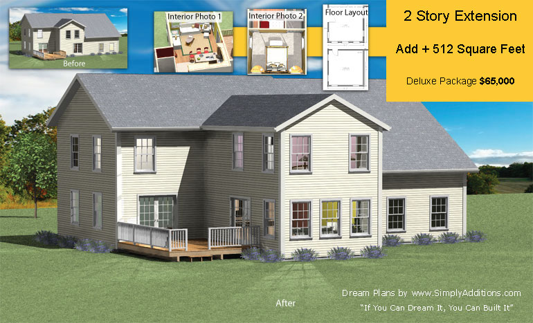 2 story extension plans