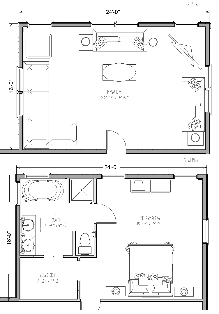 2 Story Home Addition Plans