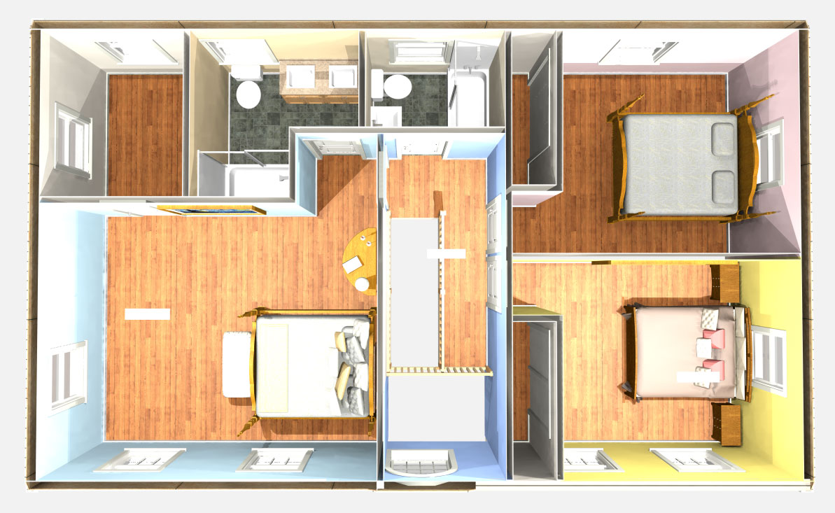 house plan for second floor