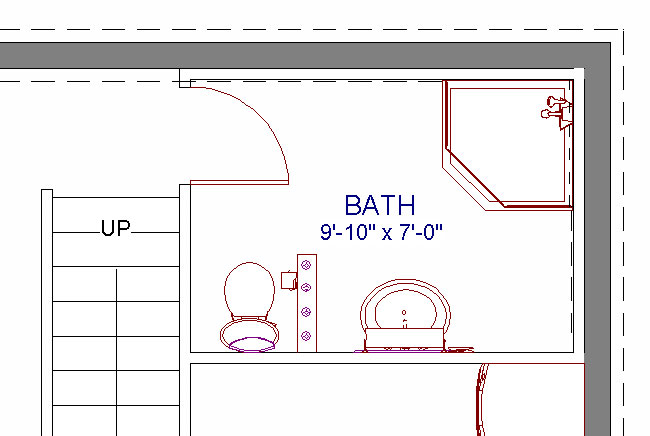 Basement bathroom remodel plans
