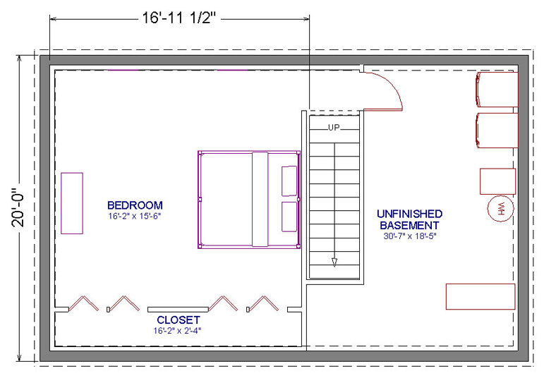 Basement Bedroom plans