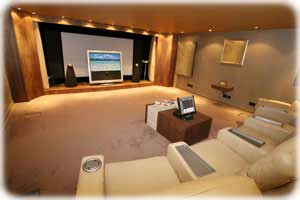 Finished Basement Home Theater Package