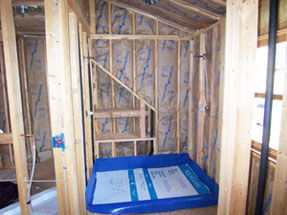before new shower