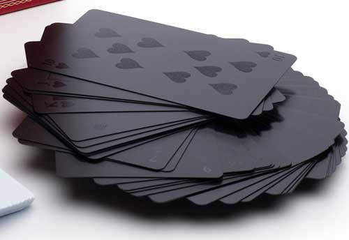 Monochromatic Deck of Playing Cards