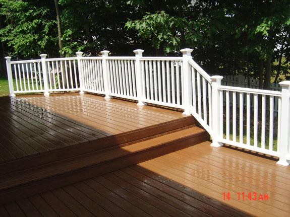 Completed deck in Middletown Connecticut