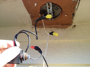 Convert Light Fixture with Photocell to Turn On Automatically