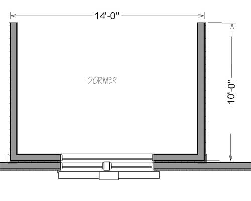 Cape Dormer Addition Plans