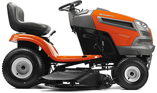 Husqvarna YTH22V46 V Twin Hydrostatic 46 in Riding Lawn Mower with Briggs Stratton Engine and Mulching Capable