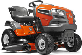 Husqvarna YTH24V48 V Twin Hydrostatic 48 in Riding Lawn Mower with Briggs Stratton Engine and Mulching Capable