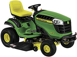 John Deere D130 V Twin Riding Lawn Mower with Briggs Stratton Engine Mulching Capable
