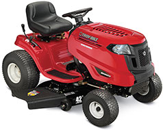 Troy Bilt Bronco Automatic 42 in Riding Lawn Mower with Kohler Engine and Mulching Capable
