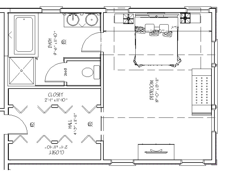 Master Bedroom Suite Addition Floor Plans