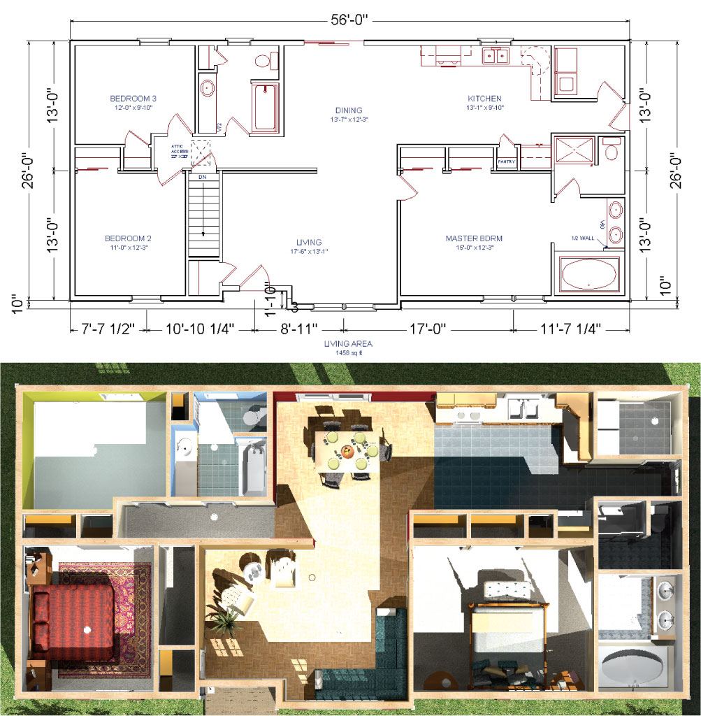 RANCH HOME ADDITION PLANS   HOME PLANS