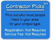Contractor Picks - who to hire your local area