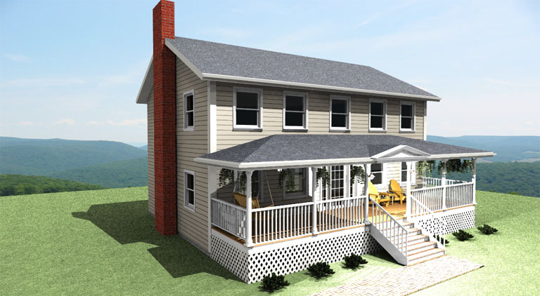 Beautiful Country Porch