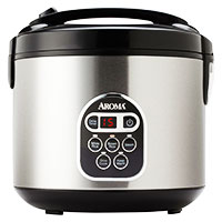 Aroma ARC-150SB 20 cup rice cooker and food steamer is the best rice cooker on the market.