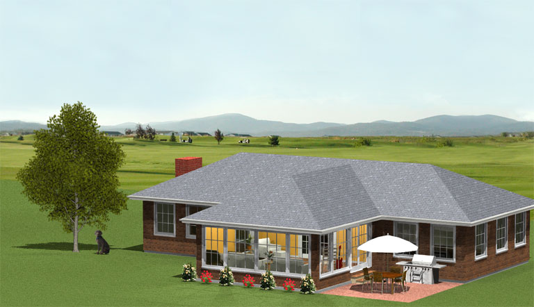 Check out this beautiful sunroom addition