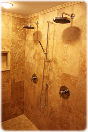 Ceramic Tile Shower