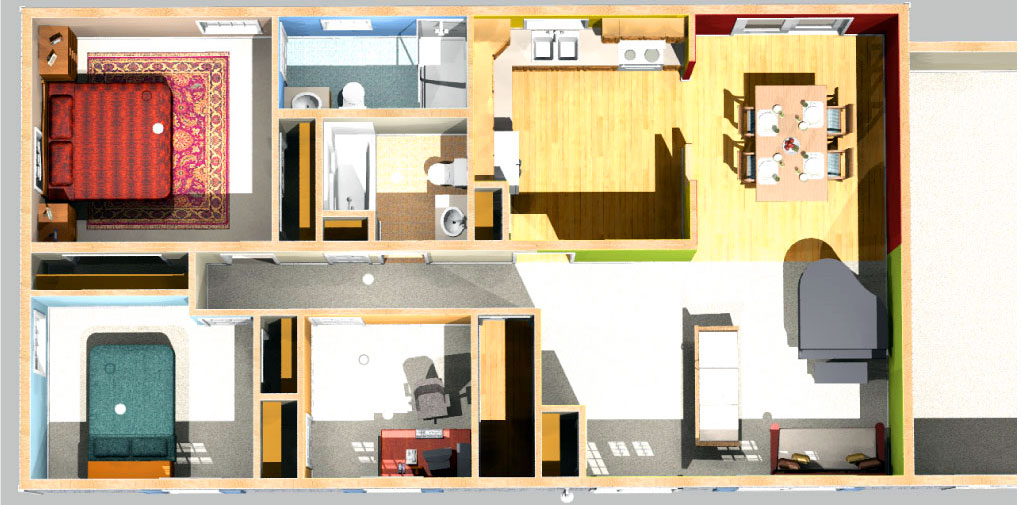 Birchwood Modular Ranch House  Plans 