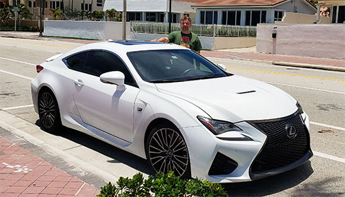 Rened Lexus RCF for fun