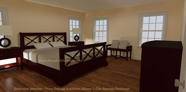 new master bedroom addition interior rendering