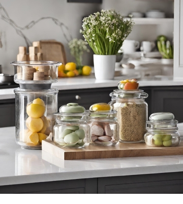 stylish storage solutions for an elegant modern kitchen counter tops