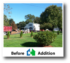 garage addition with bonus room CT