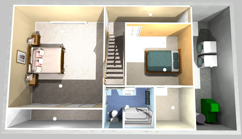 two bedrooms one bath project - simply additions