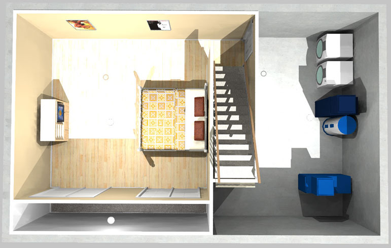 Basement Bedroom Project 290 sq/ft