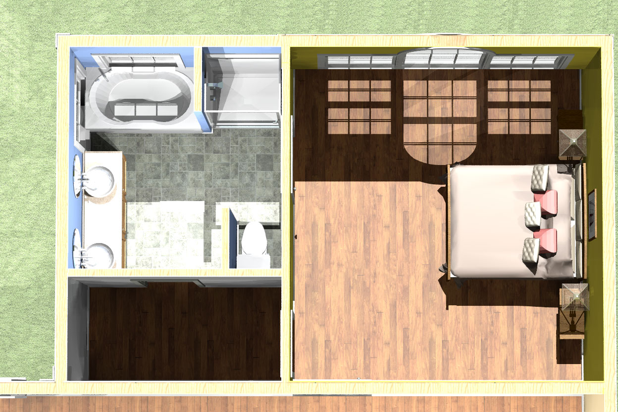 Primary Bedroom Floor Plan With En Suite