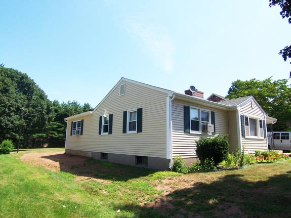 Side view of Rocky Hill Home after home imrpovements