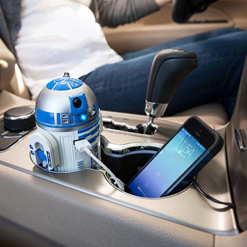 r2d2 usb car charger