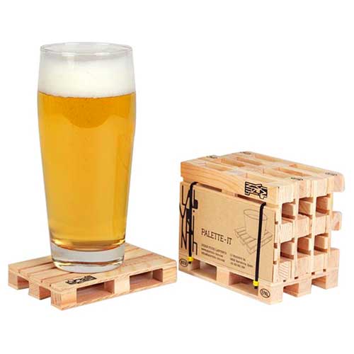 wooden pallet coasters
