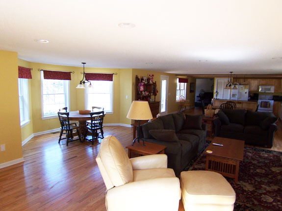 Furnished & Decorated Dining Room