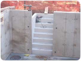 Basement Concrete Steps