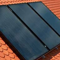 solar panel for hot water