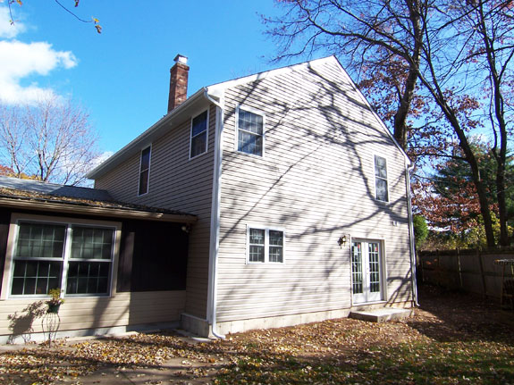 Rear of 2nd story addition