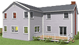 Two Story Extension Plans for a home that are already 2 stories.