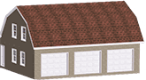 Build a Garage|1, 2, or 3 Car Garage Plans with estimated construction costs.