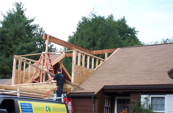 Framing the front dormer