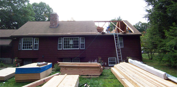 Getting ready to build the rear dormer