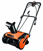 Worx single stage snow blower electric